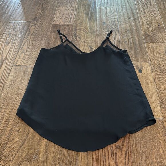 Lulus black mesh lined tank. Sz S. - Picture 3 of 3